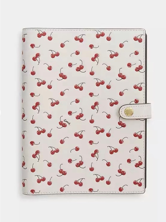 Coach Other - Coach Notebook With Cherry Print
